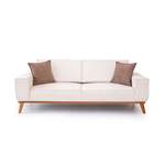 2/3-Sitzer Sofa von JVmoebel, in der Farbe Weiss, andere Perspektive, Vorschaubild