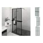 Dusch von vidaXL, in der Farbe Schwarz, aus Glas, andere Perspektive, Vorschaubild