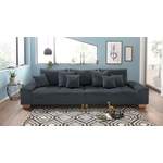 Bigsofa von Mr. Couch, in der Farbe Blau, andere Perspektive, Vorschaubild