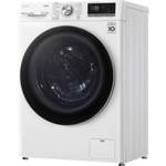 Frontladerwaschmaschine von LG, in der Farbe Weiss, aus Baumwolle, andere Perspektive, Vorschaubild