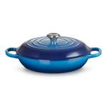 Topf von Le Creuset, in der Farbe Blau, aus Metall, andere Perspektive, Vorschaubild