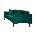 2/3-Sitzer Sofa von JVmoebel, in der Farbe Grün, aus Textil, andere Perspektive, Vorschaubild