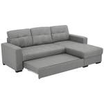 2/3-Sitzer Sofa von Livetastic, in der Farbe Grau, aus Textil, andere Perspektive, Vorschaubild