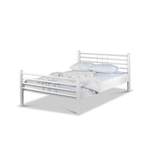 Metallbett von BedBox, in der Farbe Weiss, aus Metall, andere Perspektive, Vorschaubild