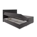 Boxspringbett von Stylefy, in der Farbe Grau, aus Velours, andere Perspektive, Vorschaubild