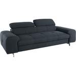 2/3-Sitzer Sofa von COTTA, in der Farbe Schwarz, andere Perspektive, Vorschaubild