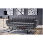 2/3-Sitzer Sofa von Maisons du Monde, in der Farbe Grau, aus Holz, andere Perspektive, Vorschaubild