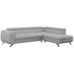 Ecksofa von Stylefy, in der Farbe Grau, aus Kunstleder, andere Perspektive, Vorschaubild