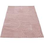 Teppich von carpetfine, in der Farbe Rosa, aus Polyester, andere Perspektive, Vorschaubild