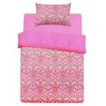 Bettwäsche-Garnitur von Sarcia.eu, in der Farbe Rosa, aus Polyester, andere Perspektive, Vorschaubild