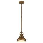 Deckenlampe von Elstead Lighting, in der Farbe Gold, aus Metall, andere Perspektive, Vorschaubild