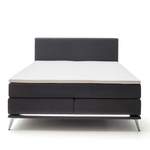 Boxspringbett von Homedreams, in der Farbe Grau, aus Webstoff, andere Perspektive, Vorschaubild