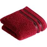 Handtuch-Set von VOSSEN, in der Farbe Rot, aus Baumwolle, andere Perspektive, Vorschaubild