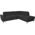 Ecksofa von sit&more, in der Farbe Schwarz, aus Metall, andere Perspektive, Vorschaubild