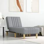 Relaxliege von vidaXL, in der Farbe Grau, aus Sperrholz, Vorschaubild