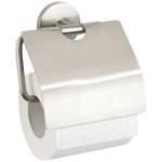 Toilettenpapierhalter von Wenko, in der Farbe Silber, aus Metall, andere Perspektive, Vorschaubild