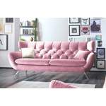 2/3-Sitzer Sofa von KAWOLA, in der Farbe Rosa, aus Metall, andere Perspektive, Vorschaubild