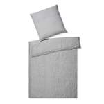 Bettwäsche-Garnitur von elegante, in der Farbe Grau, aus Baumwolle, andere Perspektive, Vorschaubild