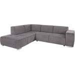 Ecksofa von INOSIGN, in der Farbe Grau, aus Stoff, andere Perspektive, Vorschaubild