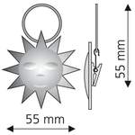 Gardinenstange von LIEDECO, in der Farbe Gold, aus Metall, andere Perspektive, Vorschaubild