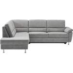 Ecksofa von CALIZZA INTERIORS, in der Farbe Grau, aus Microfaser, andere Perspektive, Vorschaubild