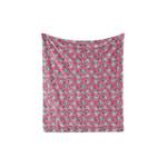 Bettuberwurf von Abakuhaus, in der Farbe Rosa, aus Polyester, andere Perspektive, Vorschaubild