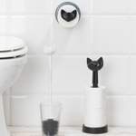 Toilettenpapierhalter von Koziol, in der Farbe Schwarz, aus Kunststoff, andere Perspektive, Vorschaubild
