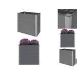Pflanzkasten von VIDAXL, in der Farbe Grau, aus Metall, andere Perspektive, Vorschaubild