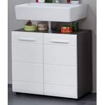 Waschbeckenunterschrank von Furn.Design, in der Farbe Weiss, aus Holzwerkstoff, andere Perspektive, Vorschaubild