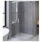 Dusch von KOLMAN, in der Farbe Silber, andere Perspektive, Vorschaubild