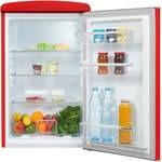 Kühlschrank von Exquisit, in der Farbe Rot, andere Perspektive, Vorschaubild