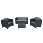 4-Sitzer Lounge-Set der Marke Ebern Designs