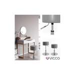 Sitzhocker von Vicco, in der Farbe Grau, aus Kunstleder, Vorschaubild