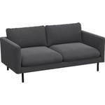 2/3-Sitzer Sofa von FLEXLUX, in der Farbe Grau, aus Chenille, andere Perspektive, Vorschaubild