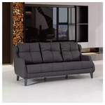 2/3-Sitzer Sofa von JVmoebel, in der Farbe Schwarz, aus Textil, andere Perspektive, Vorschaubild