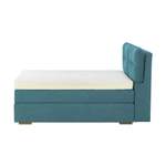 Boxspringbett von Wohnwert, in der Farbe Blau, aus Massivholz, andere Perspektive, Vorschaubild