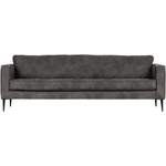 2/3-Sitzer Sofa von WOOOD, in der Farbe Grau, aus Microfaser, andere Perspektive, Vorschaubild
