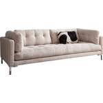 2/3-Sitzer Sofa von Trends by HG, in der Farbe Beige, aus Cord, andere Perspektive, Vorschaubild
