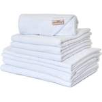 Handtuch-Set von Carenesse, in der Farbe Weiss, aus Baumwolle, andere Perspektive, Vorschaubild