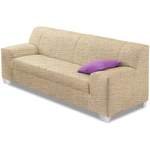 2/3-Sitzer Sofa von DOMO collection, in der Farbe Beige, aus Kunstleder, andere Perspektive, Vorschaubild