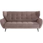 2/3-Sitzer Sofa von Leonique, in der Farbe Braun, aus Chenille, andere Perspektive, Vorschaubild