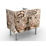 Waschbeckenunterschrank Königstigerbabys der Marke Bilderwelten