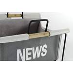 Zeitungsständer von Kobolo, in der Farbe Grau, andere Perspektive, Vorschaubild