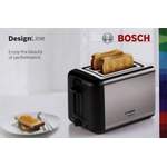 Toaster von Bosch, in der Farbe Schwarz, aus Edelstahl, andere Perspektive, Vorschaubild
