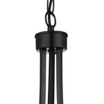 Deckenlampe von Searchlight, in der Farbe Schwarz, aus Metall, andere Perspektive, Vorschaubild