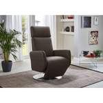 Relaxsessel von sit&more, in der Farbe Braun, aus Echtleder, andere Perspektive, Vorschaubild