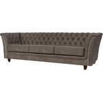 2/3-Sitzer Sofa von home affaire, in der Farbe Grau, aus Spanplatte, andere Perspektive, Vorschaubild