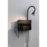 Wandlampe von Paulmann, in der Farbe Schwarz, aus Metall, andere Perspektive, Vorschaubild