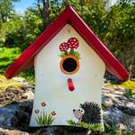 Vogelhaus von Gärtner Pötschke, Mehrfarbig, aus Handbemalt, andere Perspektive, Vorschaubild
