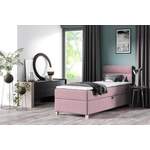 Boxspringbett von Beautysofa, in der Farbe Rosa, aus Stoff, andere Perspektive, Vorschaubild